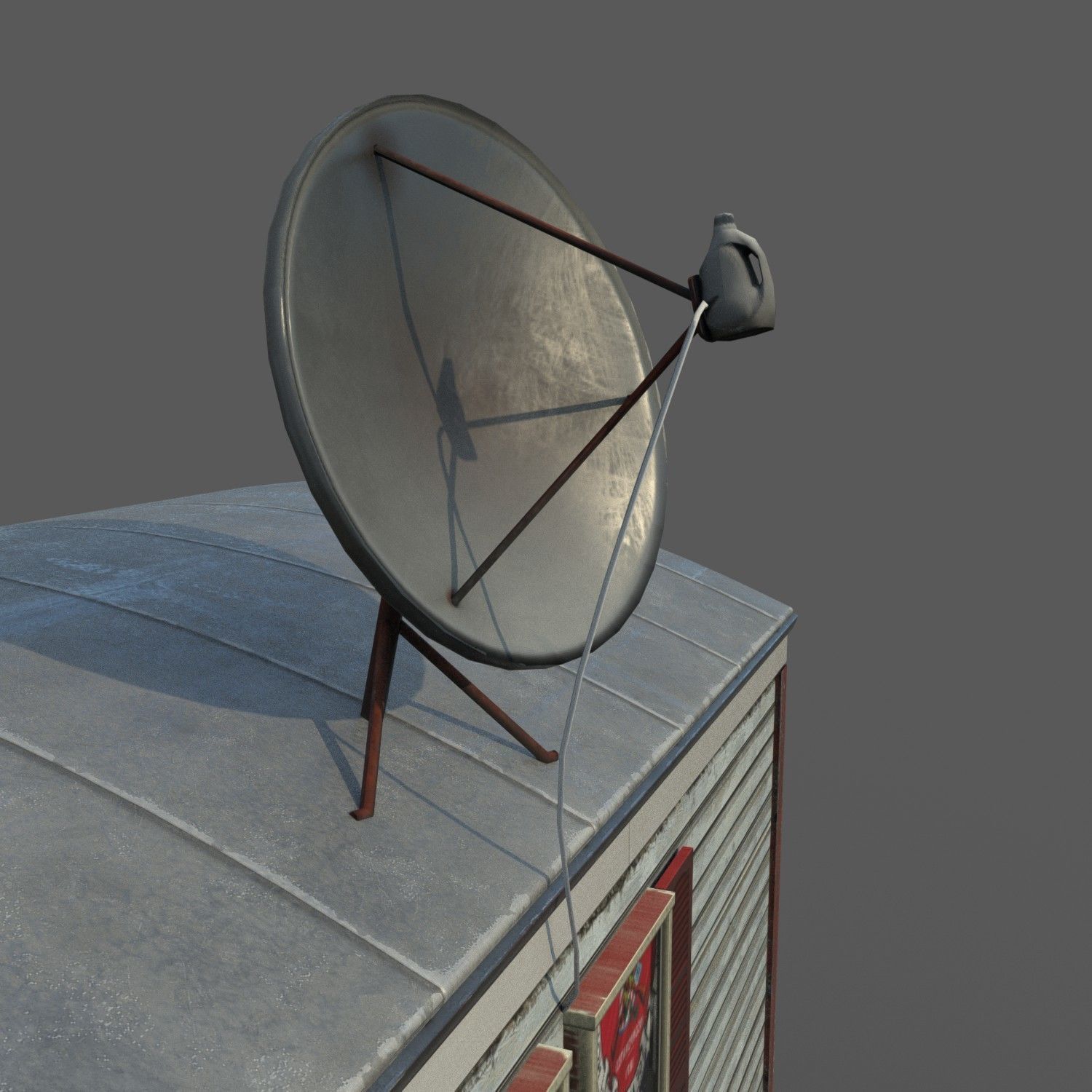 Mobile Home Game Ready Low-poly 3D model_14