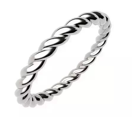 Ladies Rope Ring 3D print model