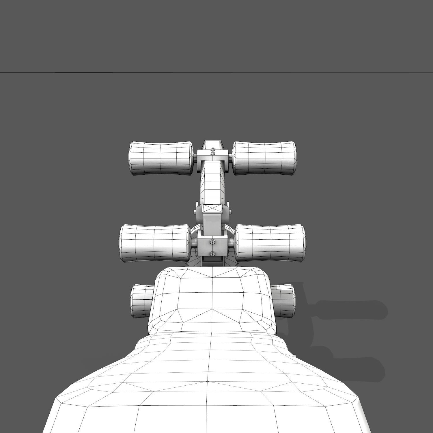 Lifting Bench Game Ready Low-poly 3D model_16