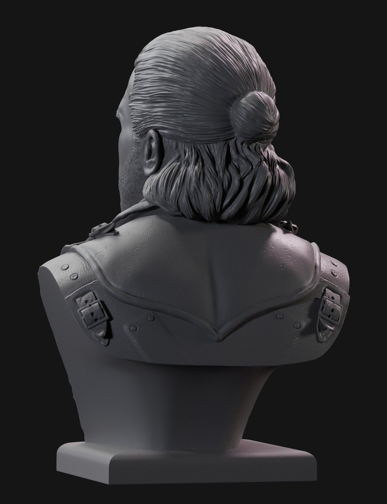 Jon Snow bust 3 3D print model_8
