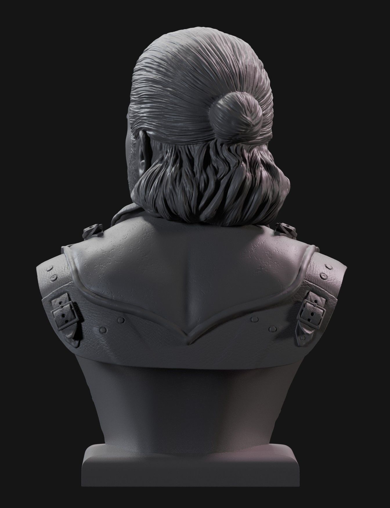 Jon Snow bust 3 3D print model_7