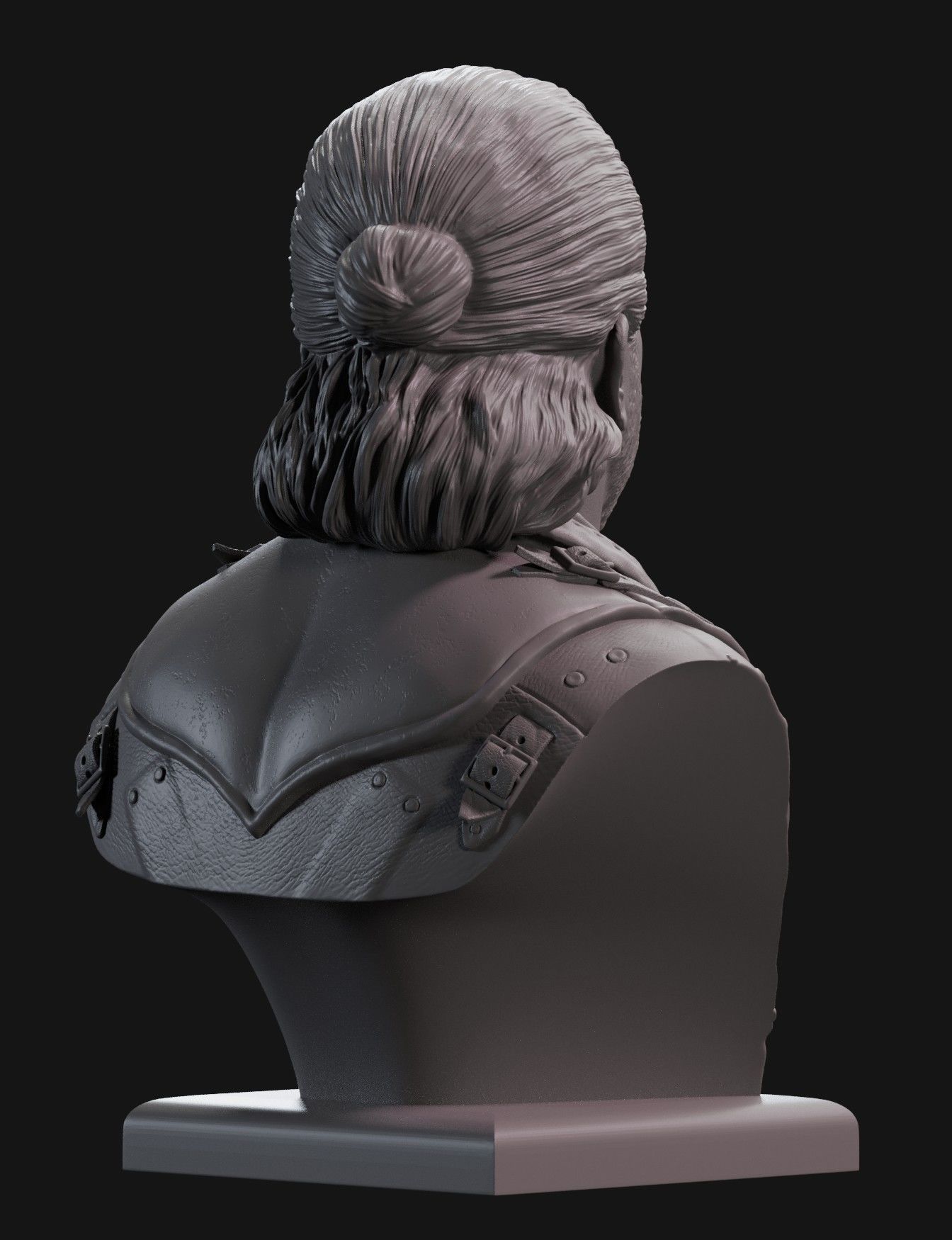 Jon Snow bust 3 3D print model_9