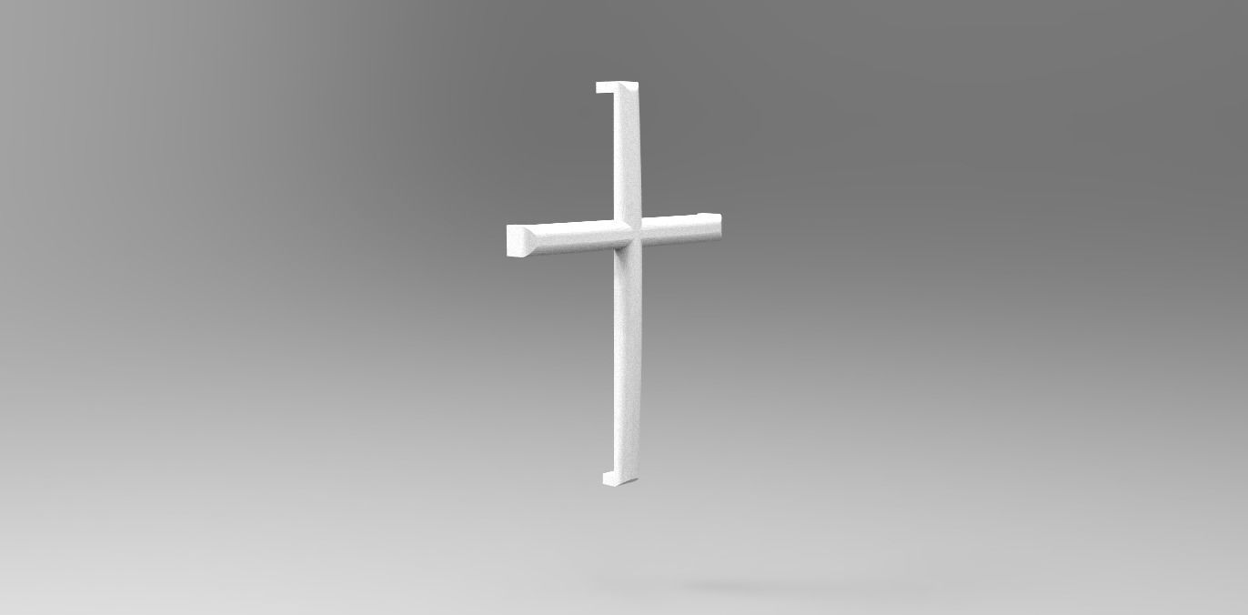 RUSSIAN RELIGIOUS CROSS 17 FOR STONE with GEMS 3D print model_15