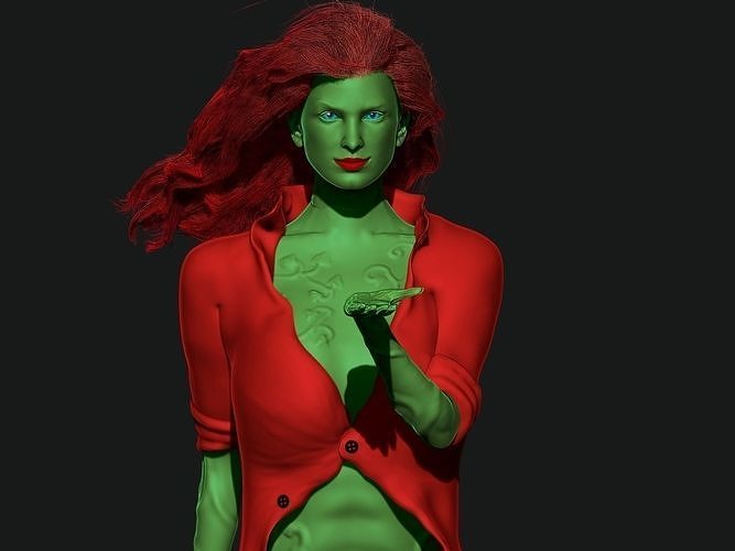 Poison Ivy Arkham City 3D print model