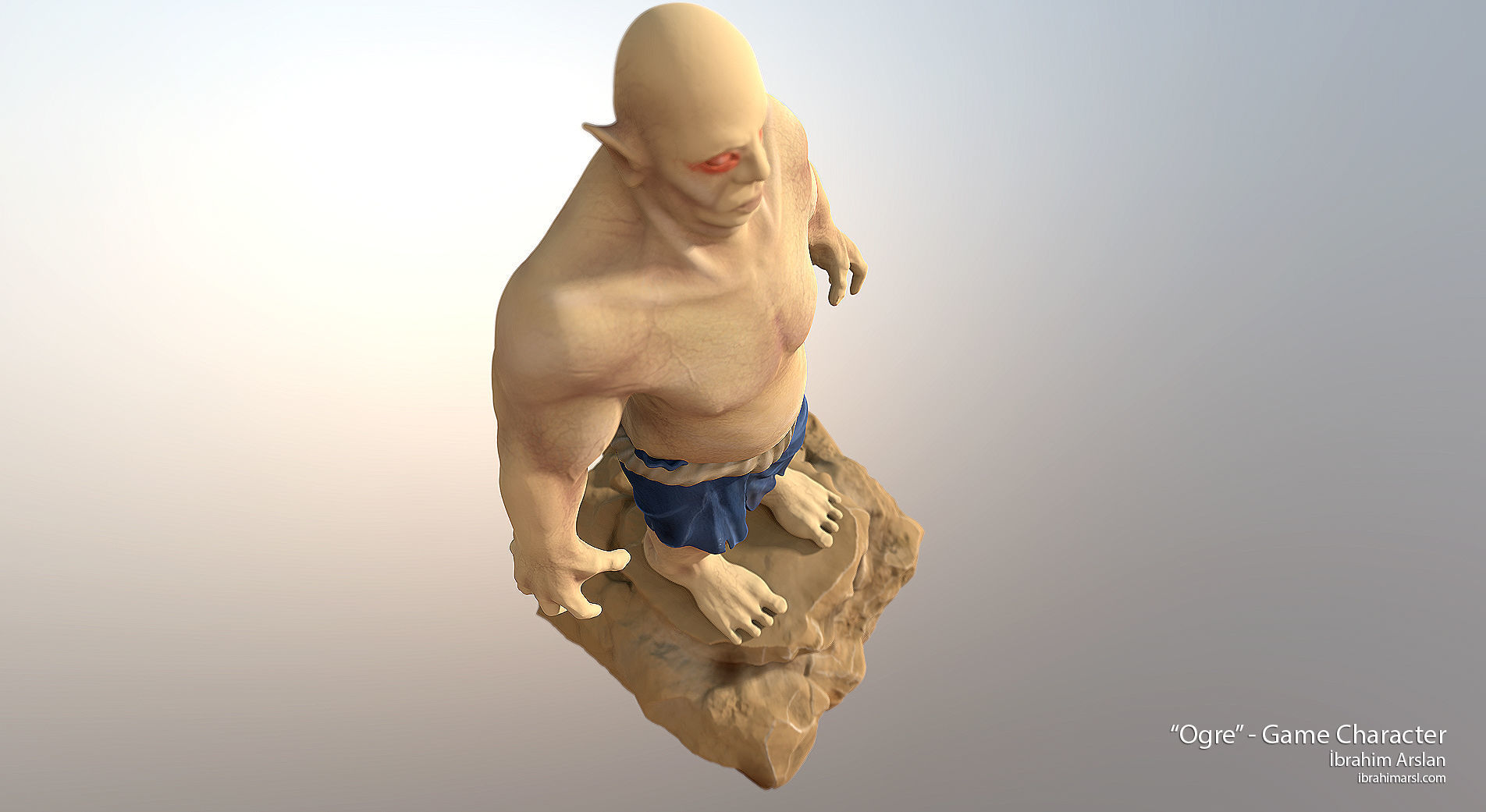 Ogre Fat Troll 3D model 3D model_5