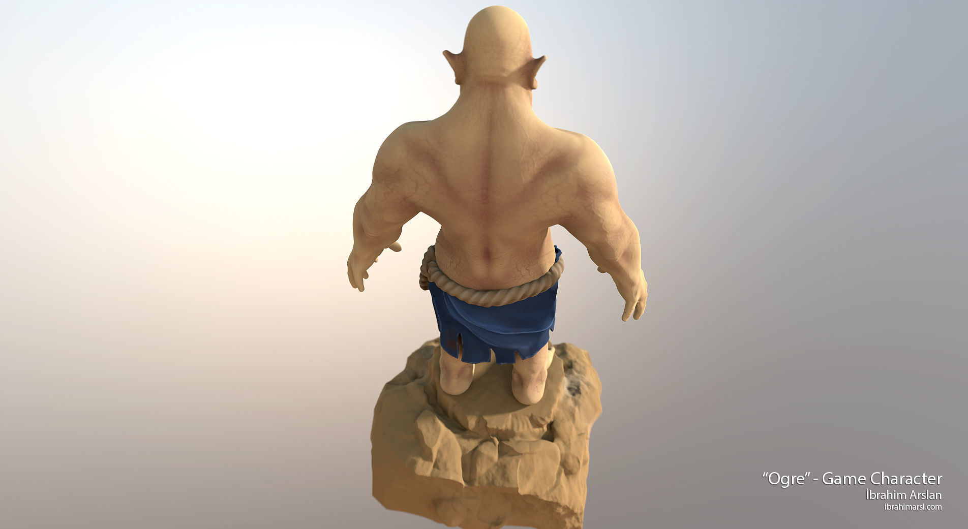 Ogre Fat Troll 3D model 3D model_6