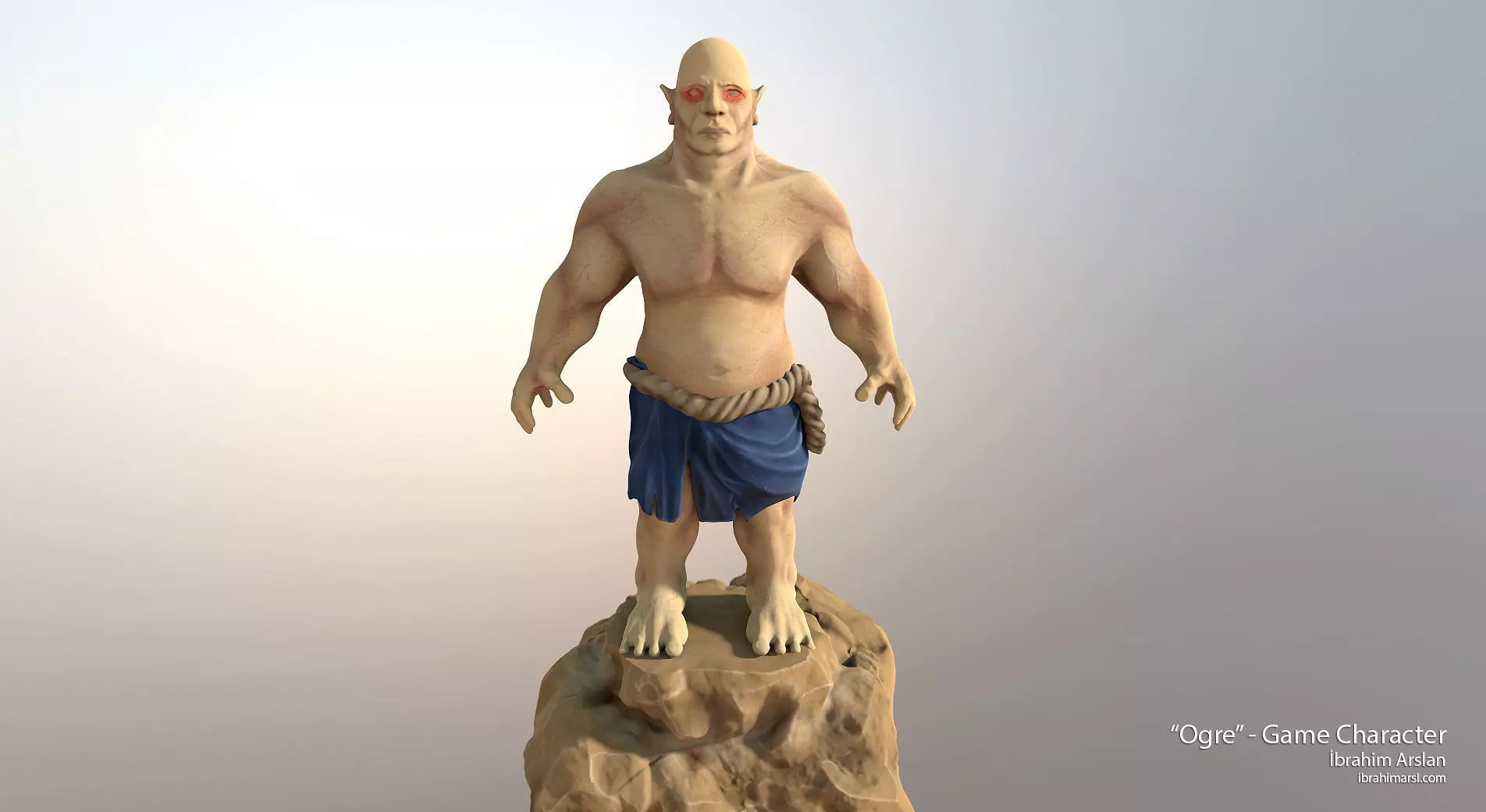 Ogre Fat Troll 3D model 3D model_0