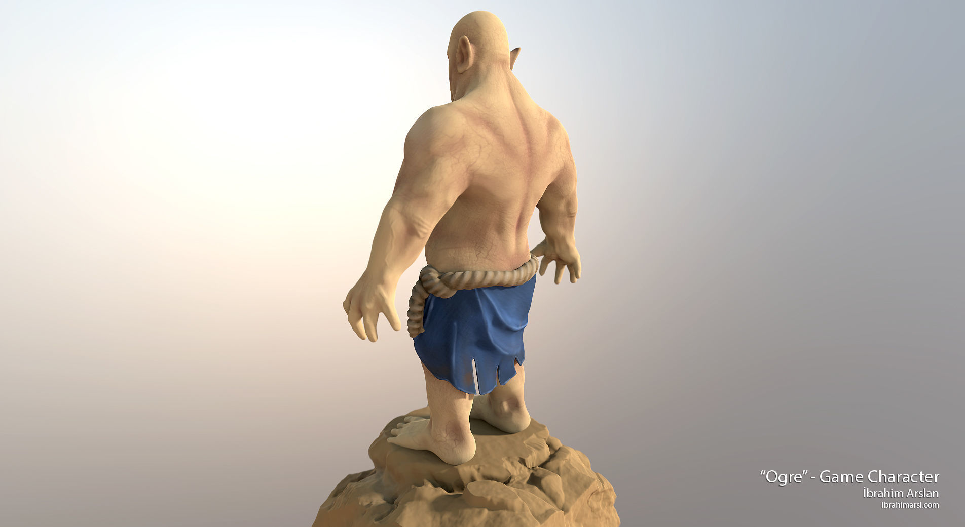 Ogre Fat Troll 3D model 3D model_4