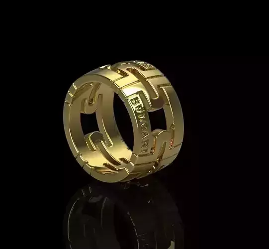 Bvlgari ring 3D print model
