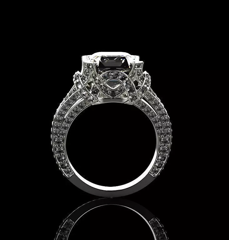 Tiffany ring 3D print model_0