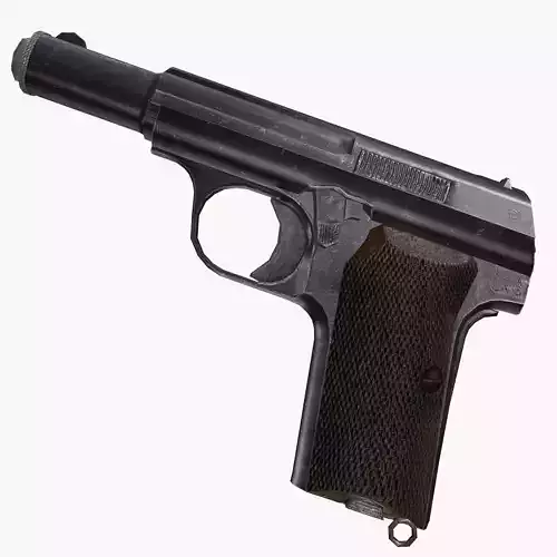 Astra 300 Gun Low-poly 3D model