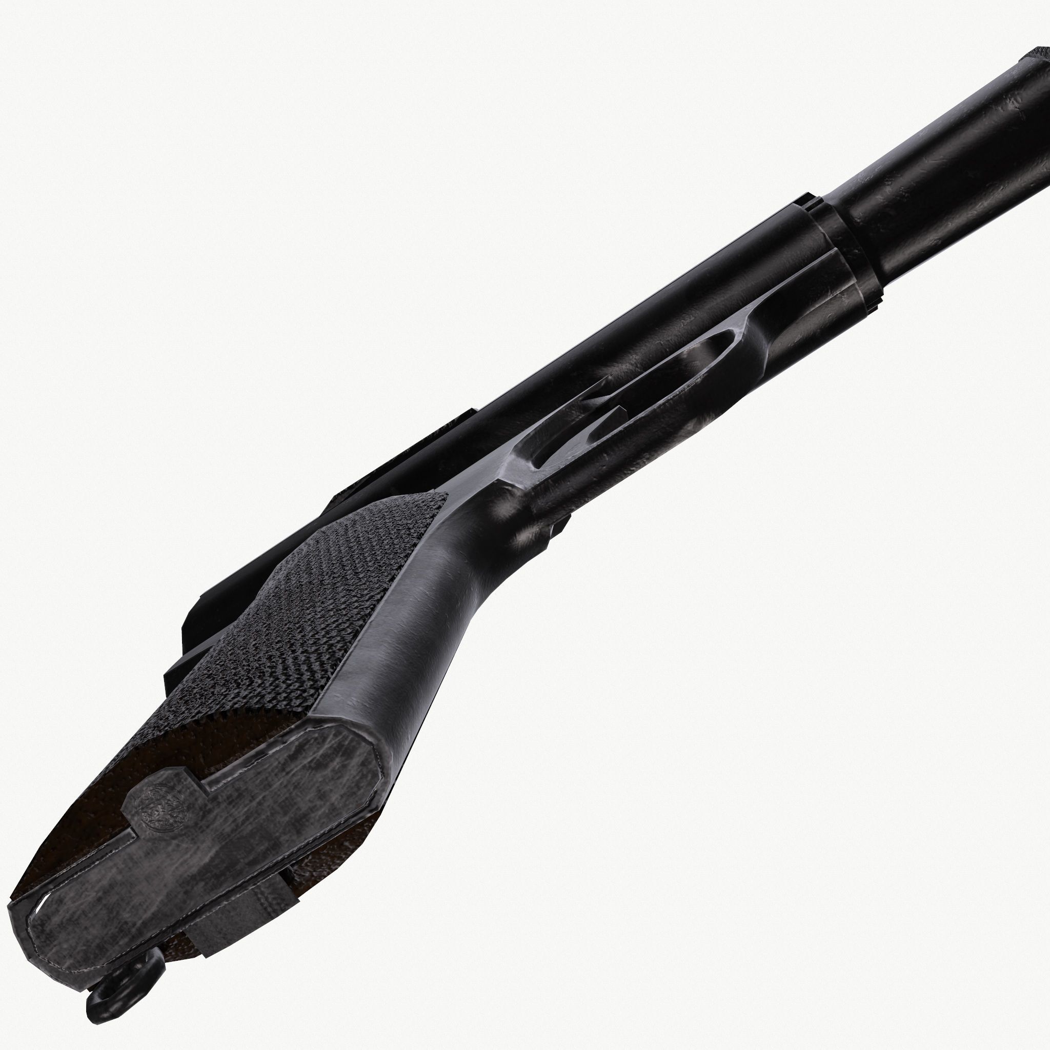 Astra 300 Gun Low-poly 3D model_1