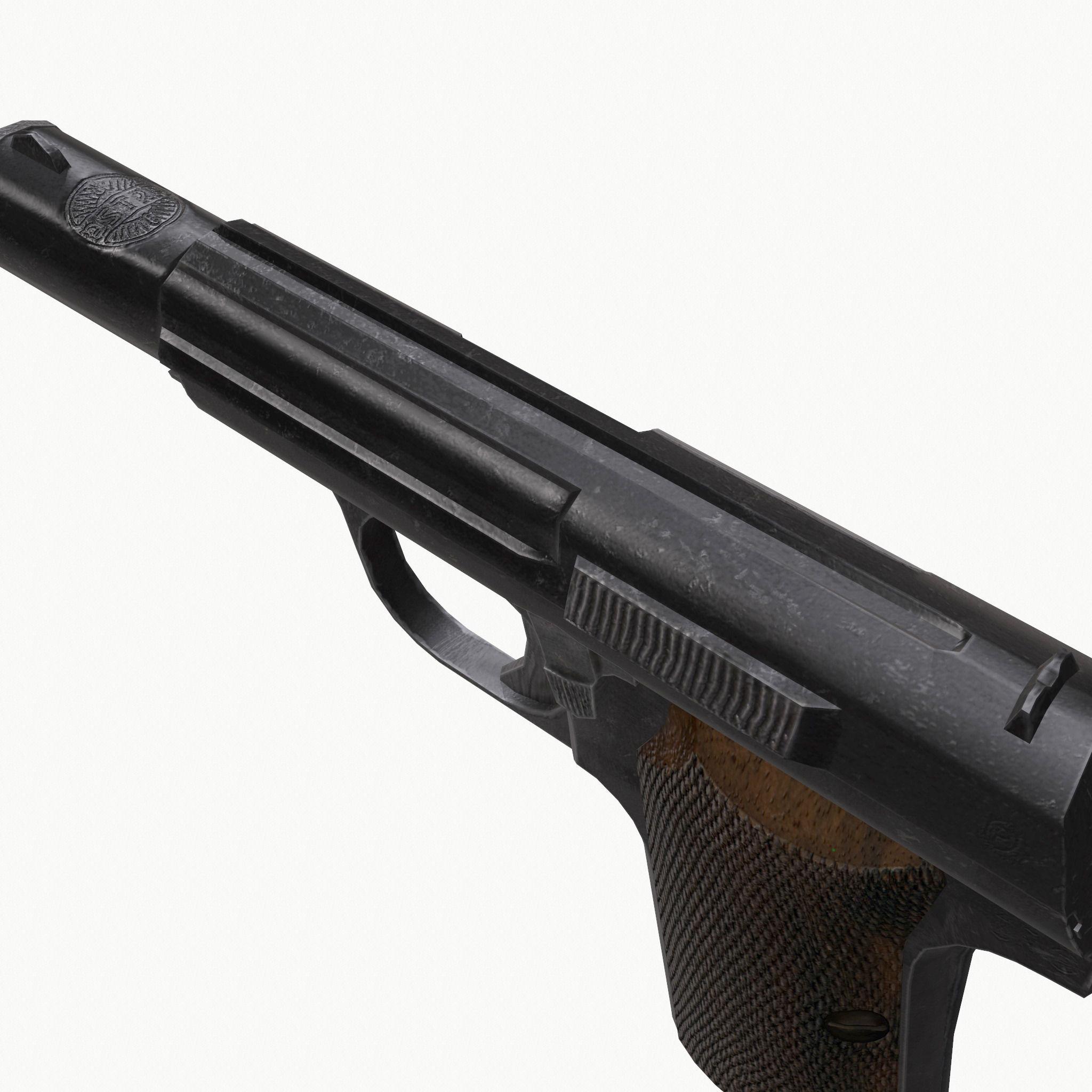 Astra 300 Gun Low-poly 3D model_4