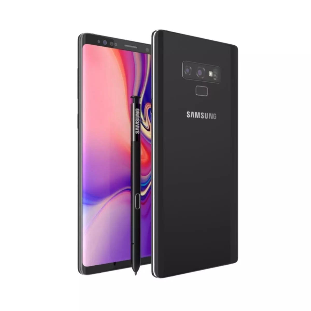 Samsung Galaxy Note 9 Midnight Black 3D model