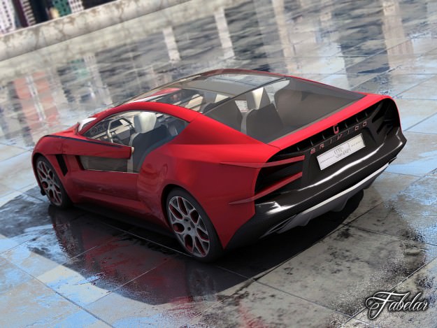 Giugiaro Brivido 2 0 std mat 3D model_3