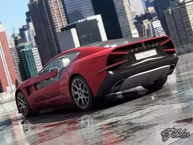 Giugiaro Brivido 2 0 std mat 3D model