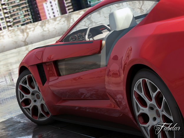 Giugiaro Brivido 2 0 std mat 3D model_6