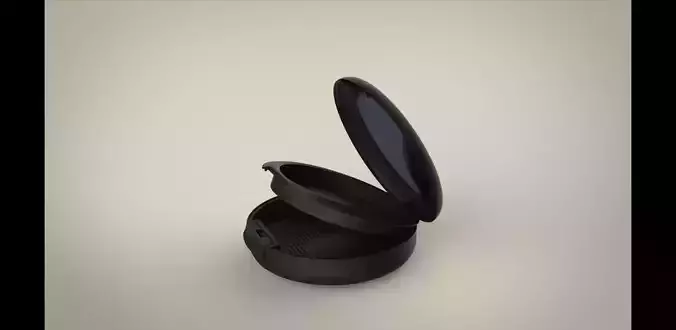 Foundation cosmetics case 3D model