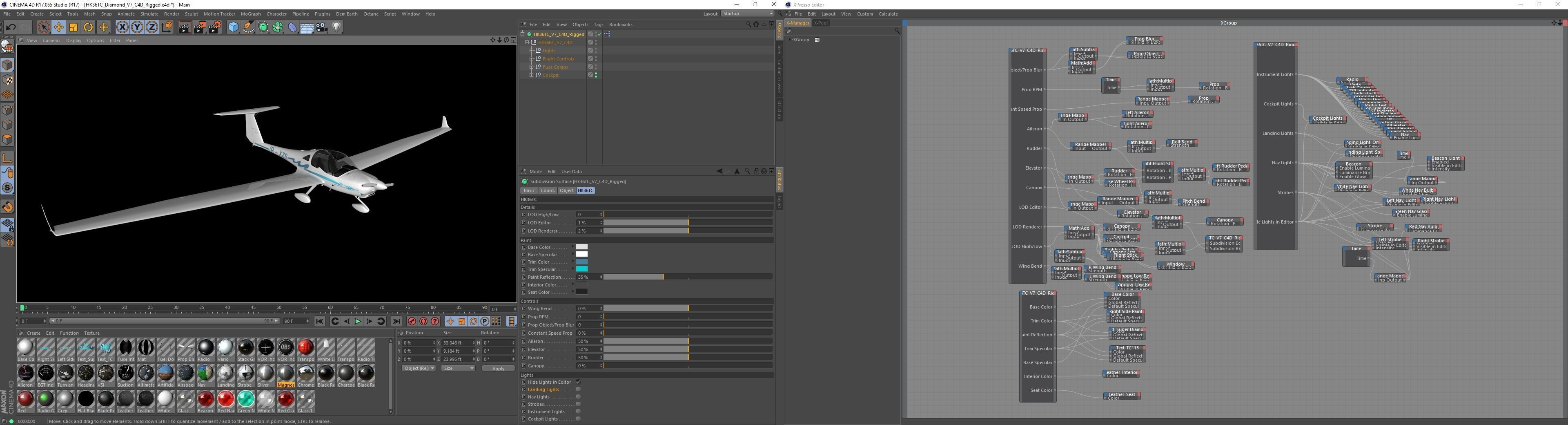 HK36TC Diamona Rigged C4D 3D model_15