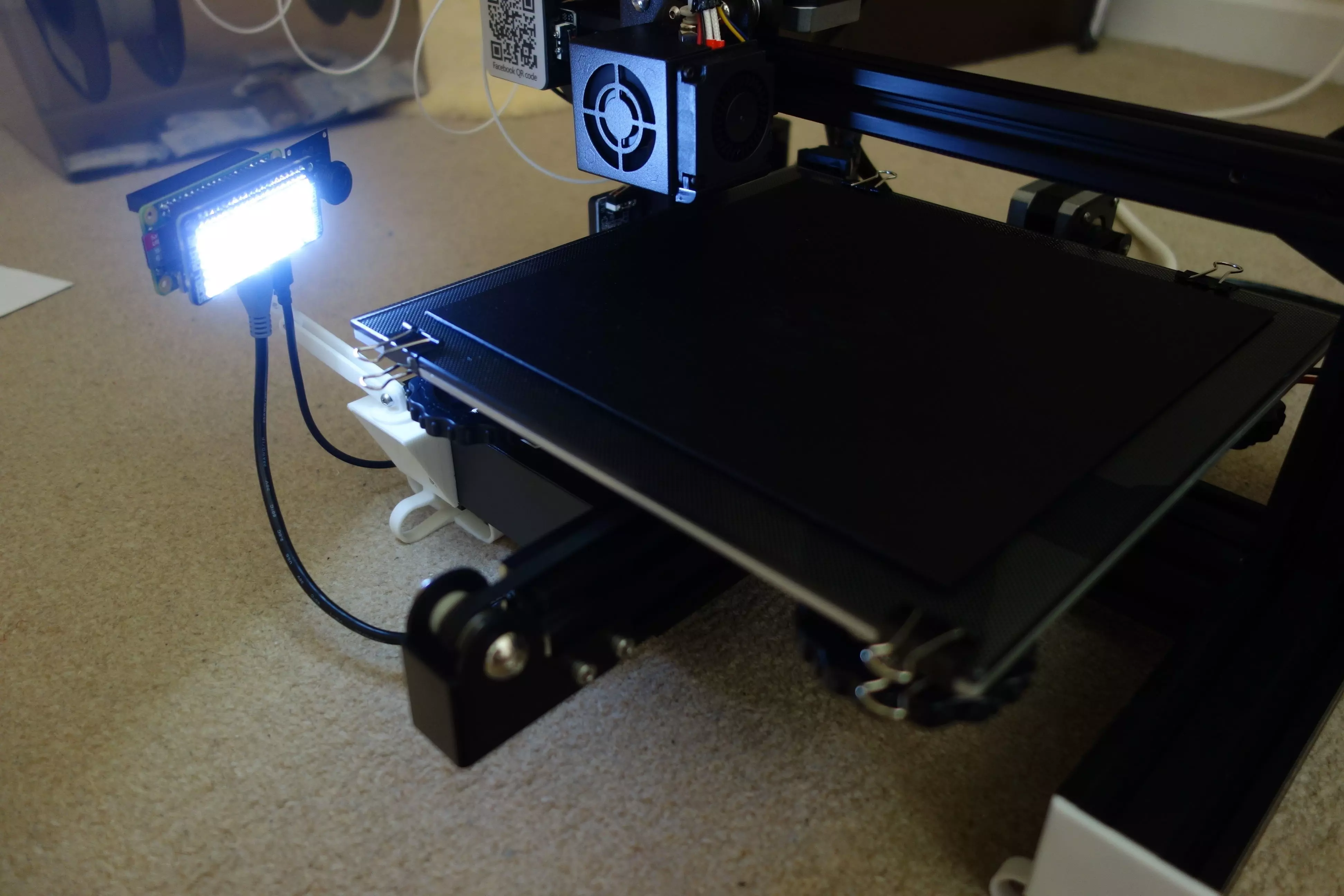 RP0W OctoPrint All-in-One Mount for Creality Ender 3 3D print model