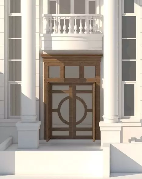 A Door front 3D model