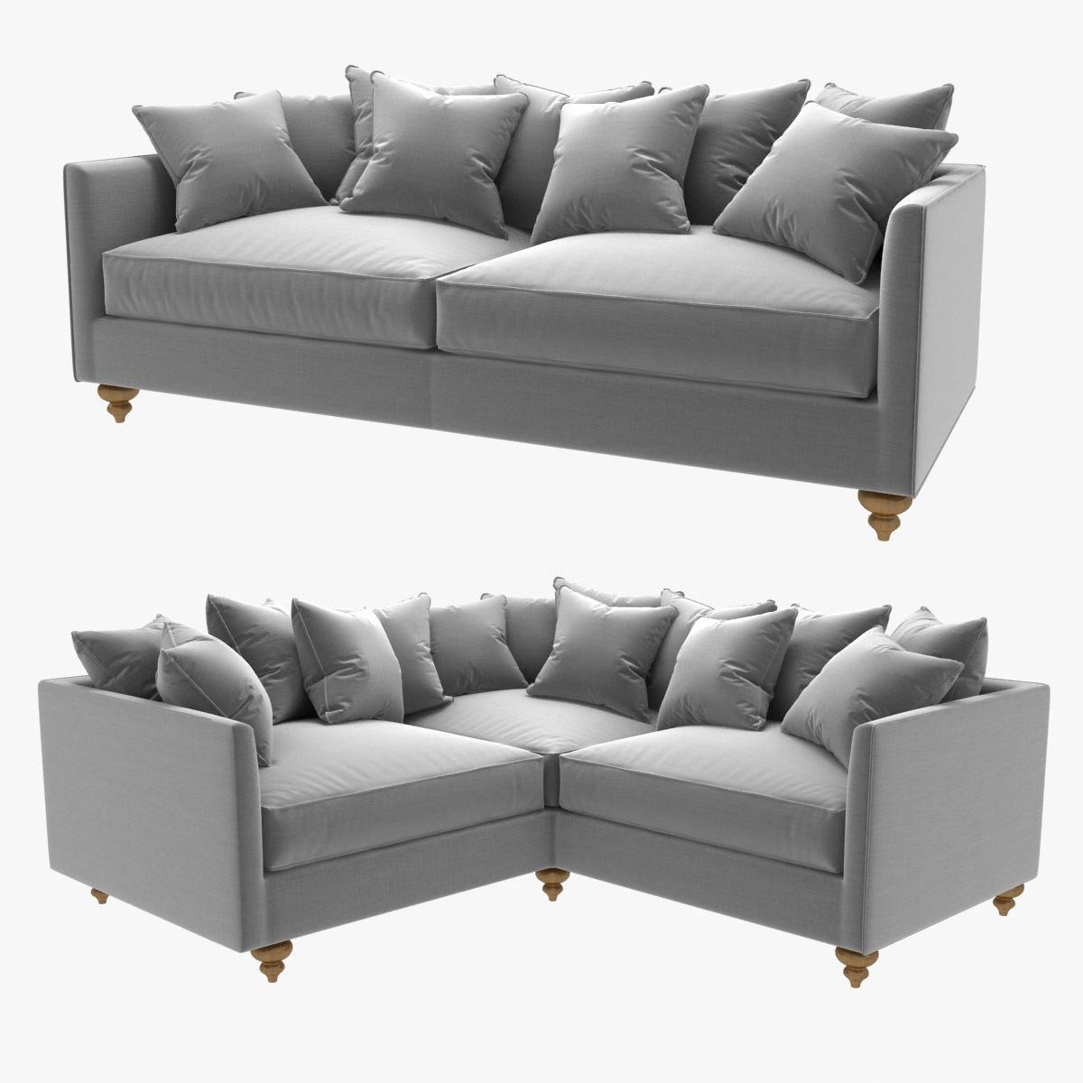 Custom Made Straight And Corner Sofas Model