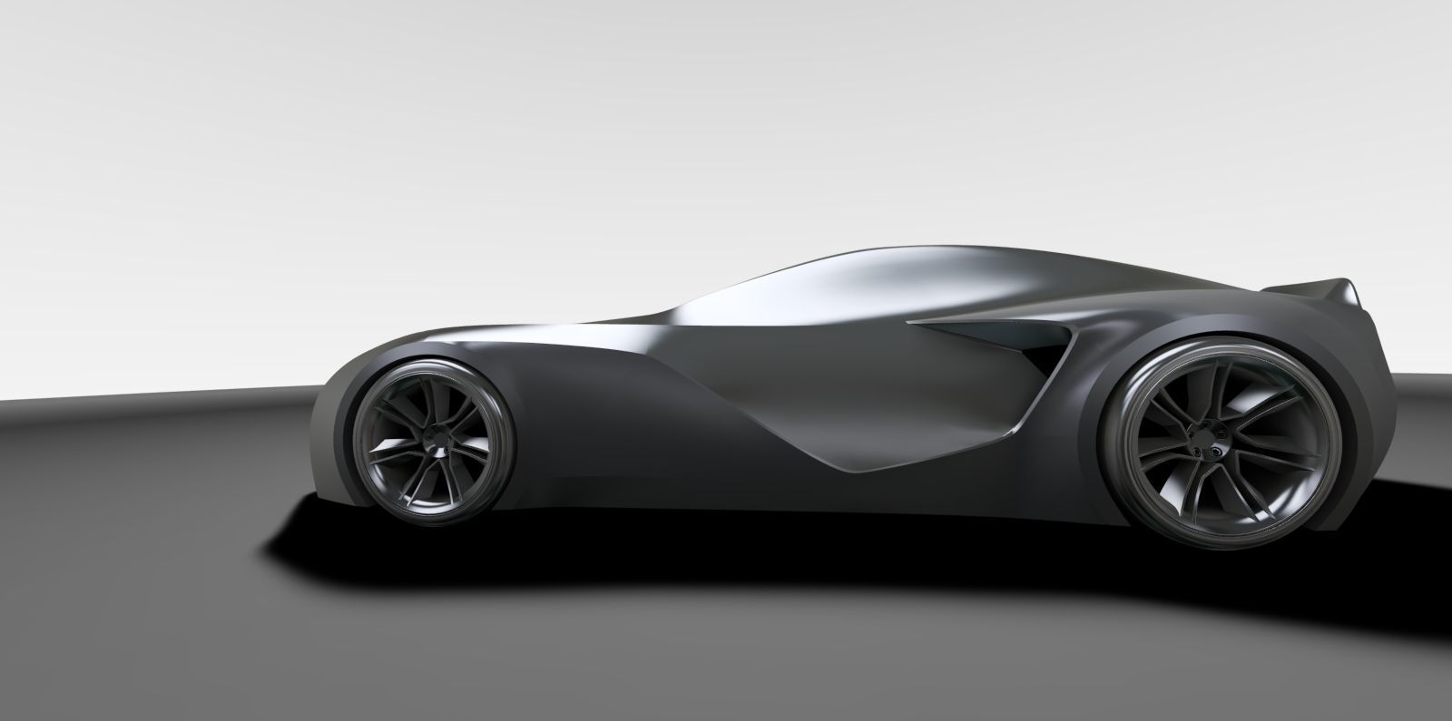 Renault concept Low-poly 3D model_3