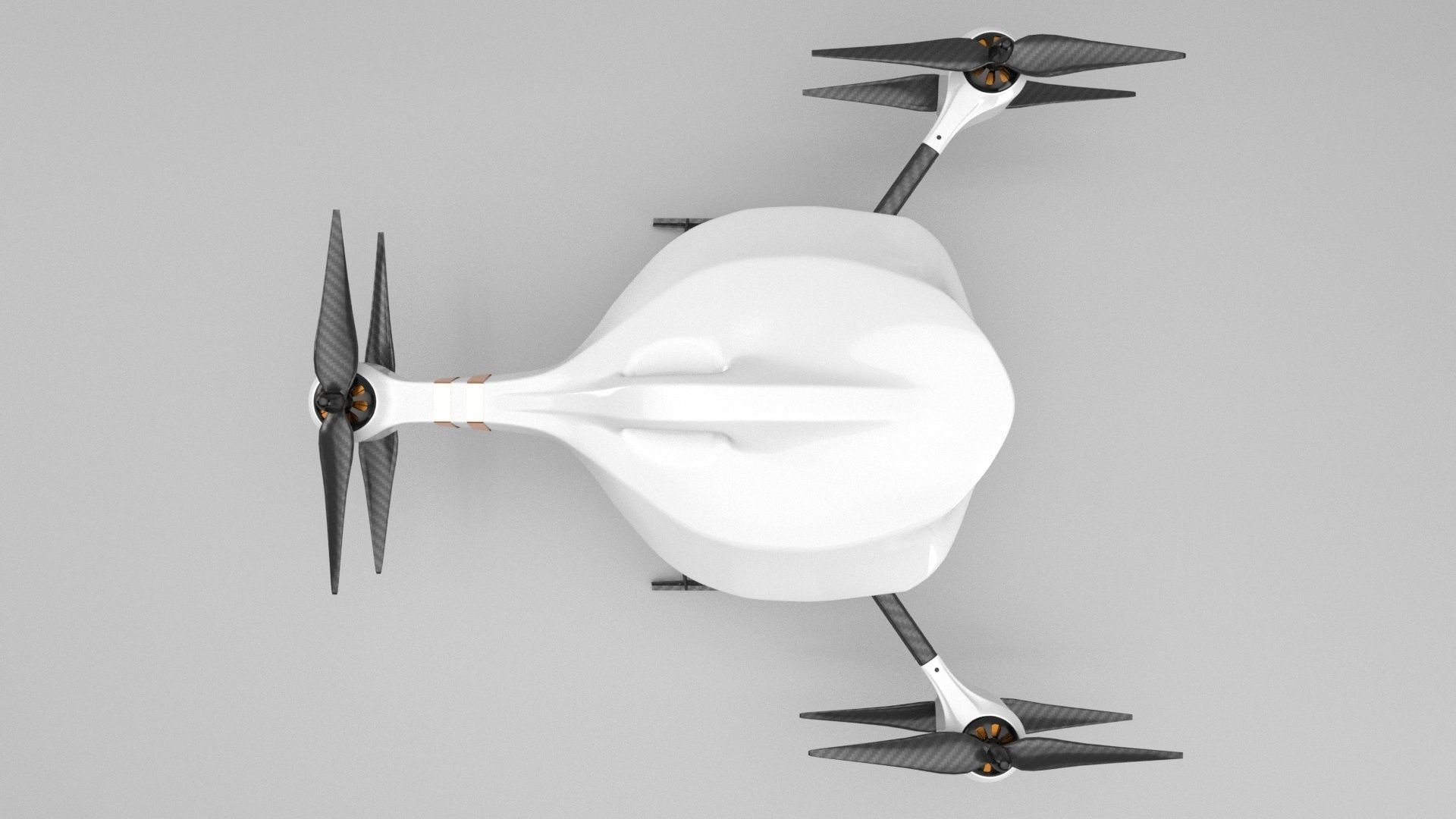 FPV Racing drone 3D model_4