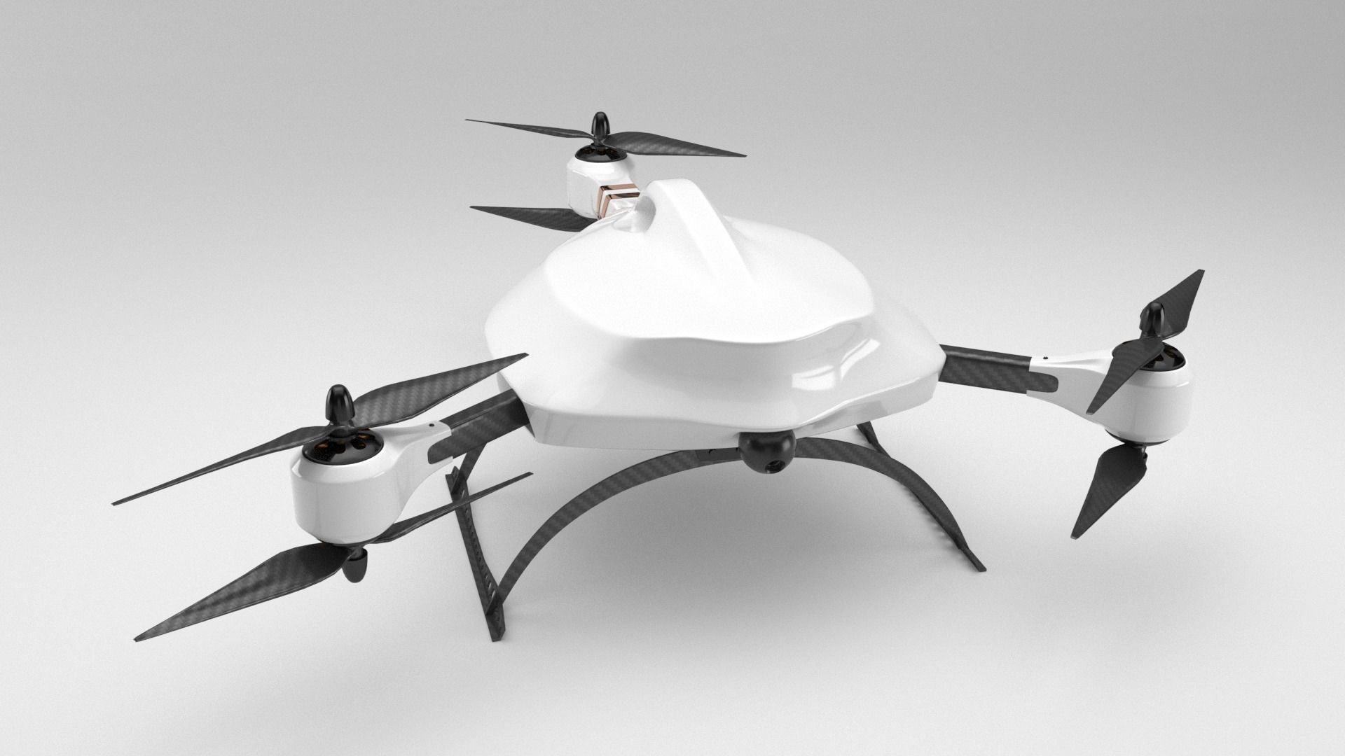 FPV Racing drone 3D model_1