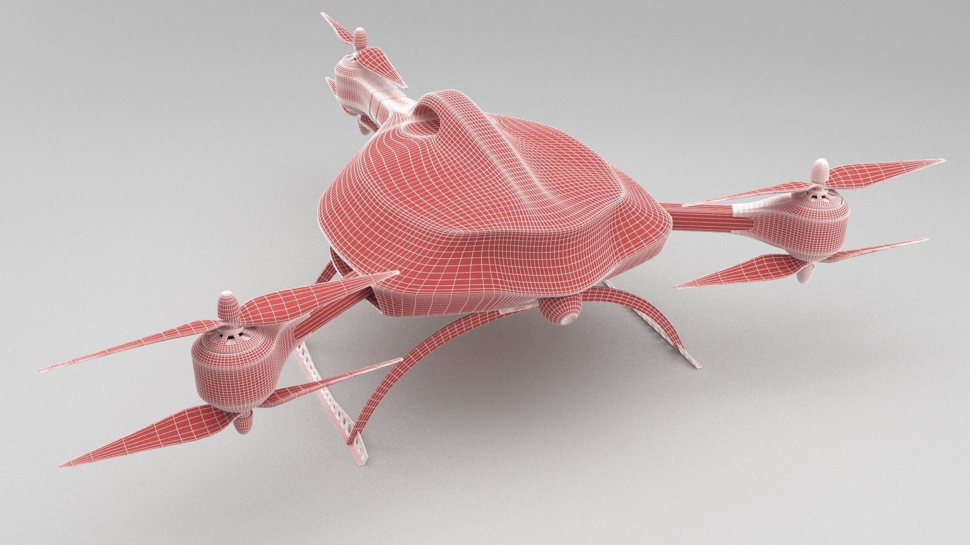 FPV Racing drone 3D model_8