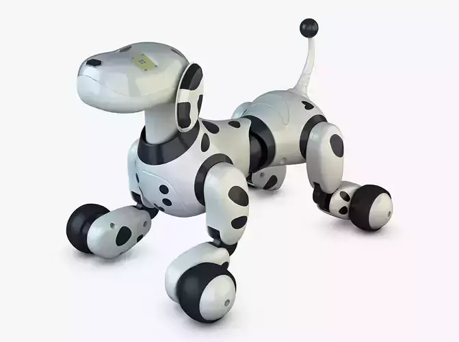 Zoomer Robot Dog Dalmatian 3D model Zoomer Robot Dog Dalmatian 3D model