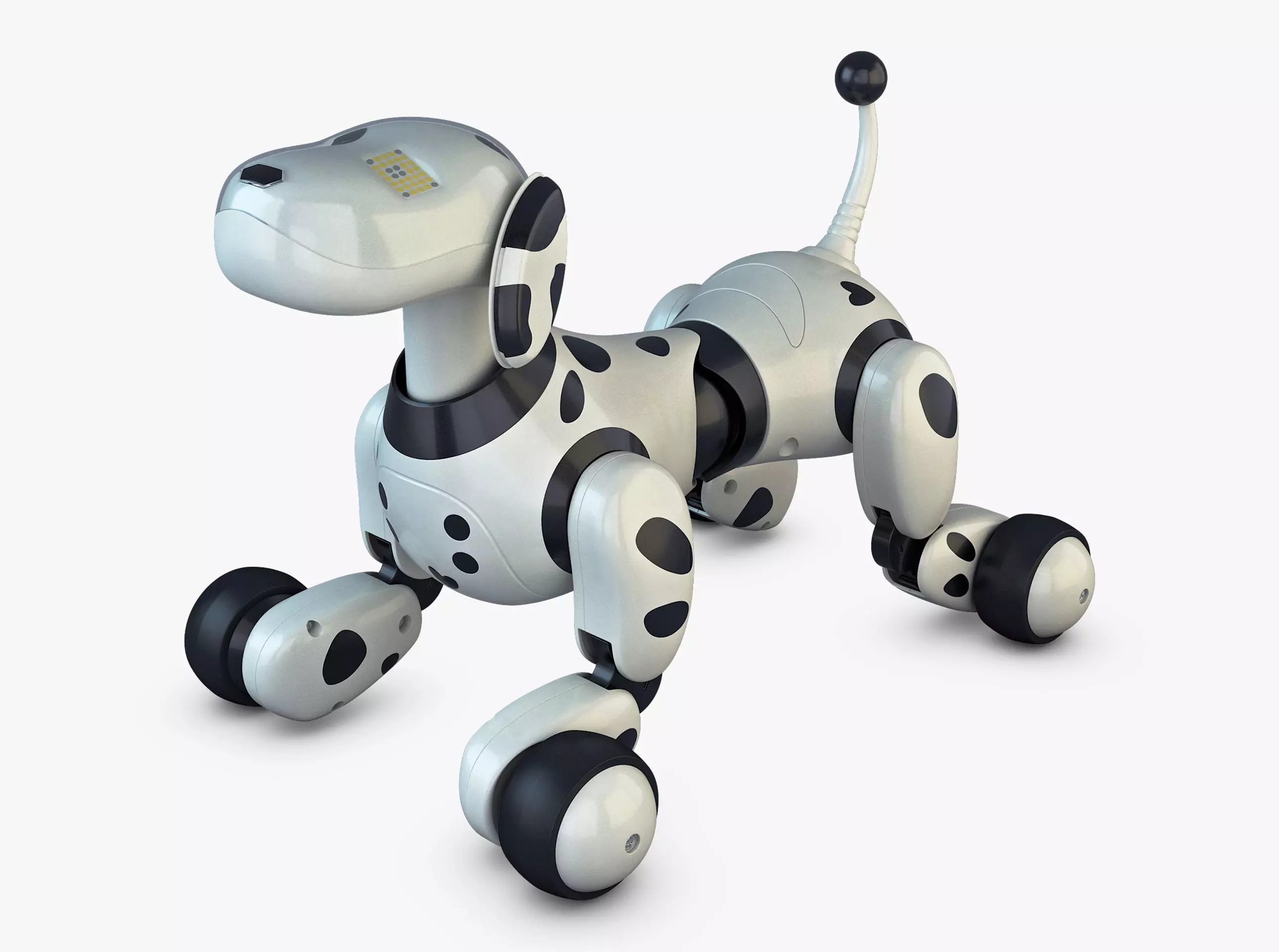 Zoomer Robot Dog Dalmatian 3D model_0