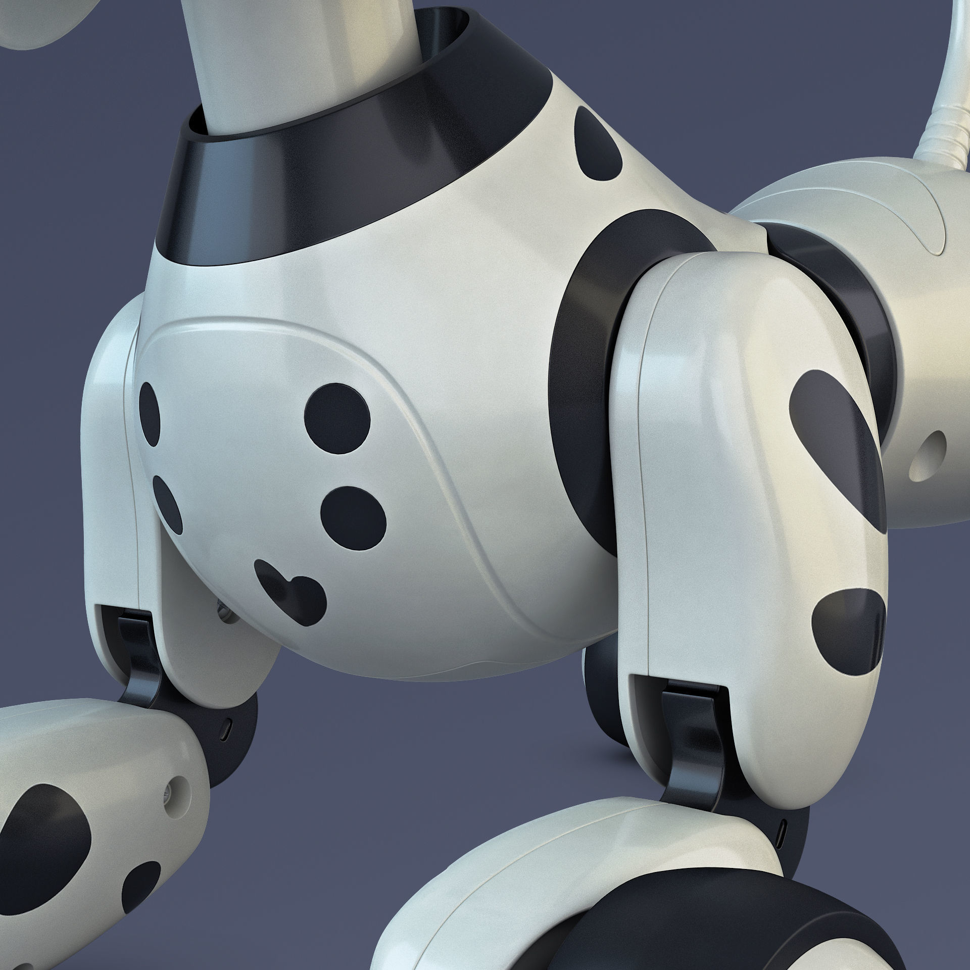 Zoomer Robot Dog Dalmatian 3D model_15