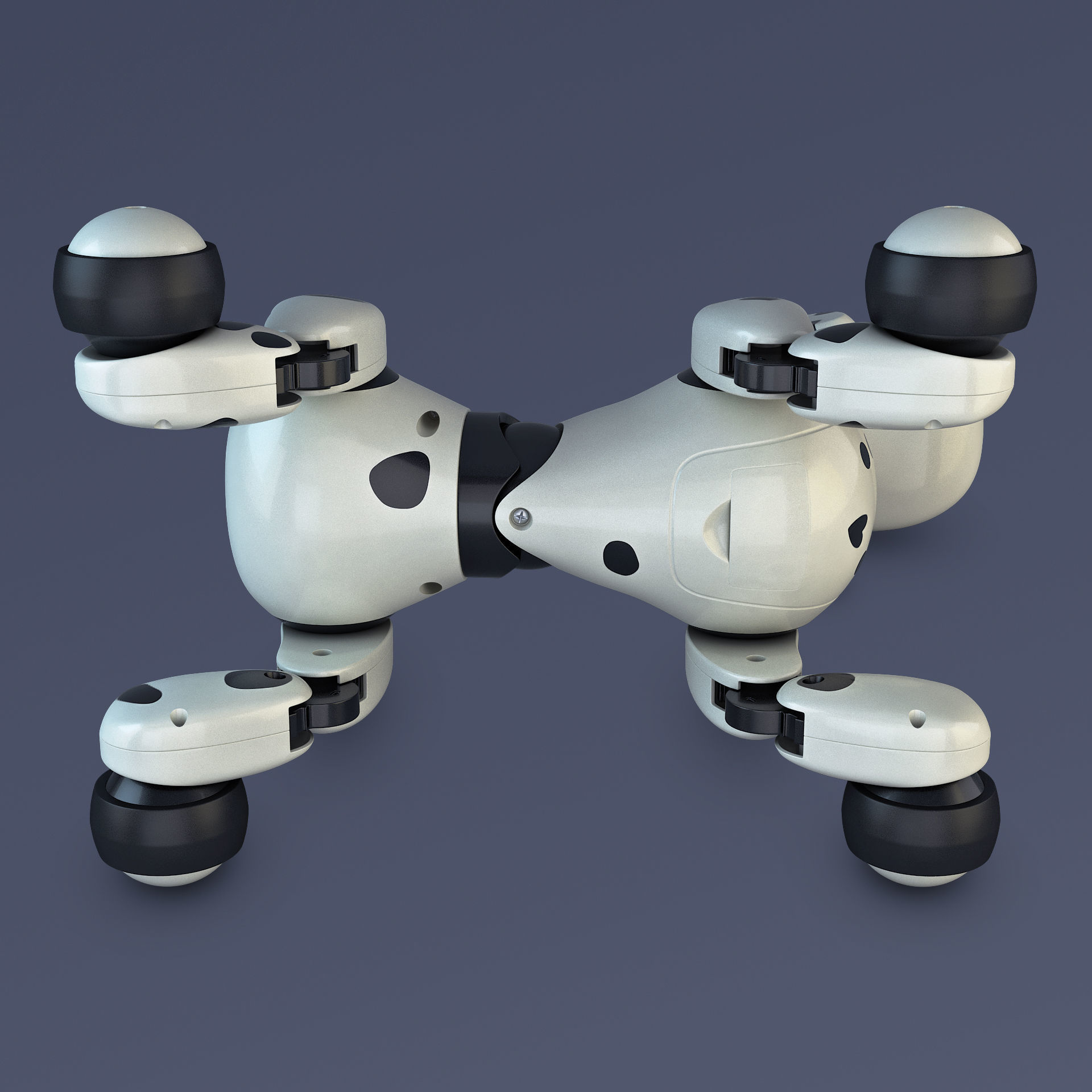 Zoomer Robot Dog Dalmatian 3D model_20