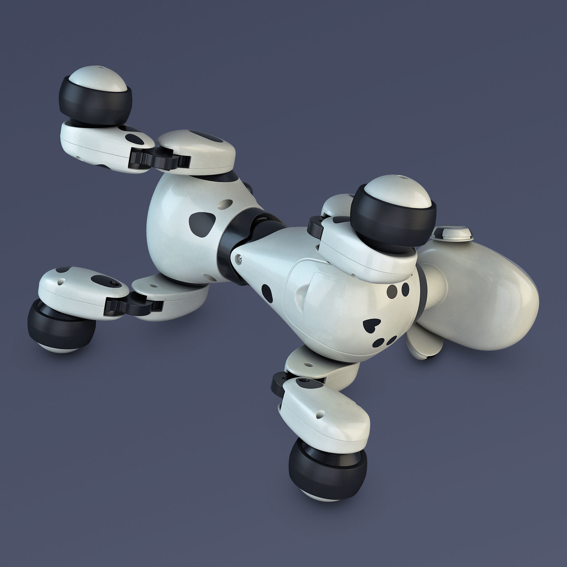 Zoomer Robot Dog Dalmatian 3D model_19