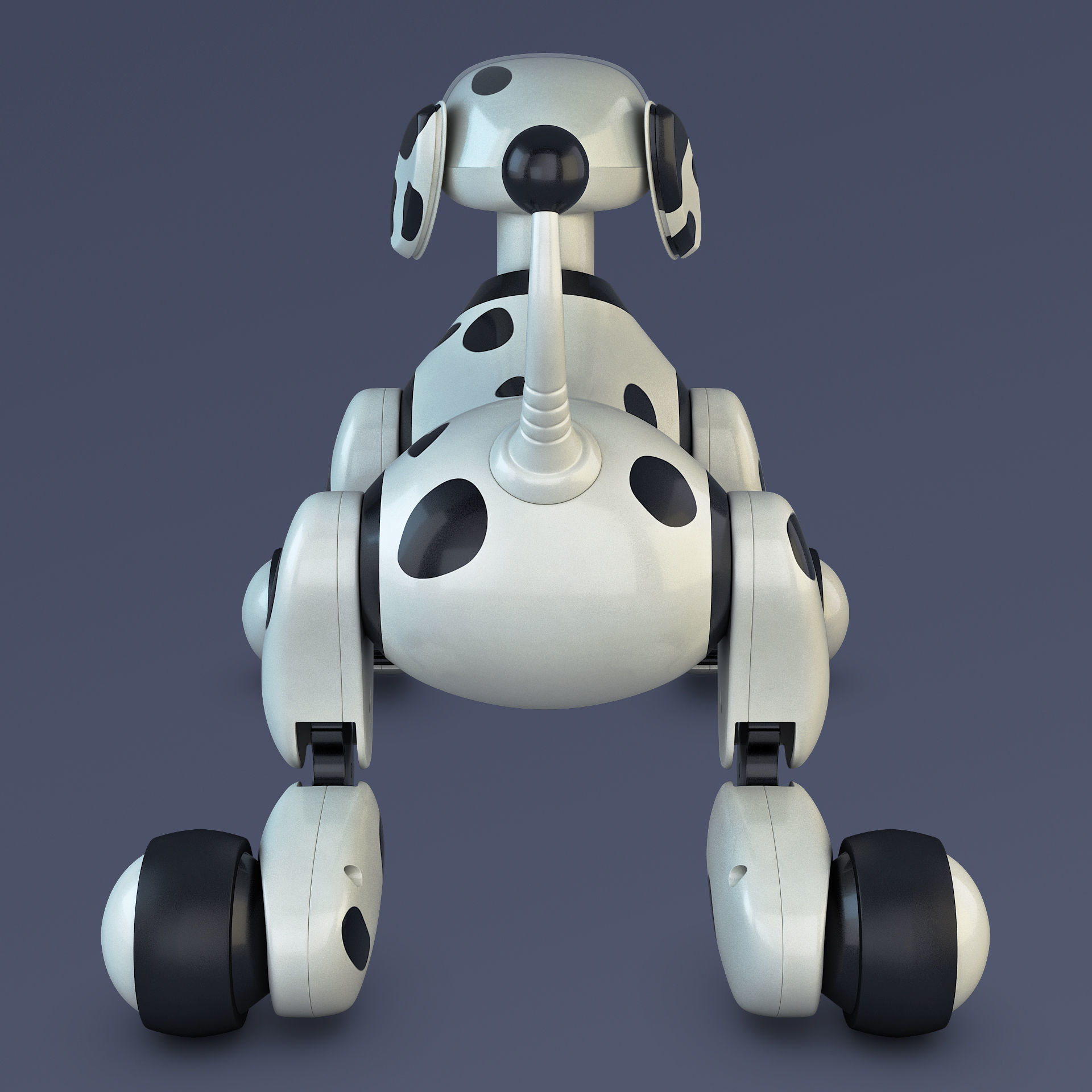 Zoomer Robot Dog Dalmatian 3D model_11