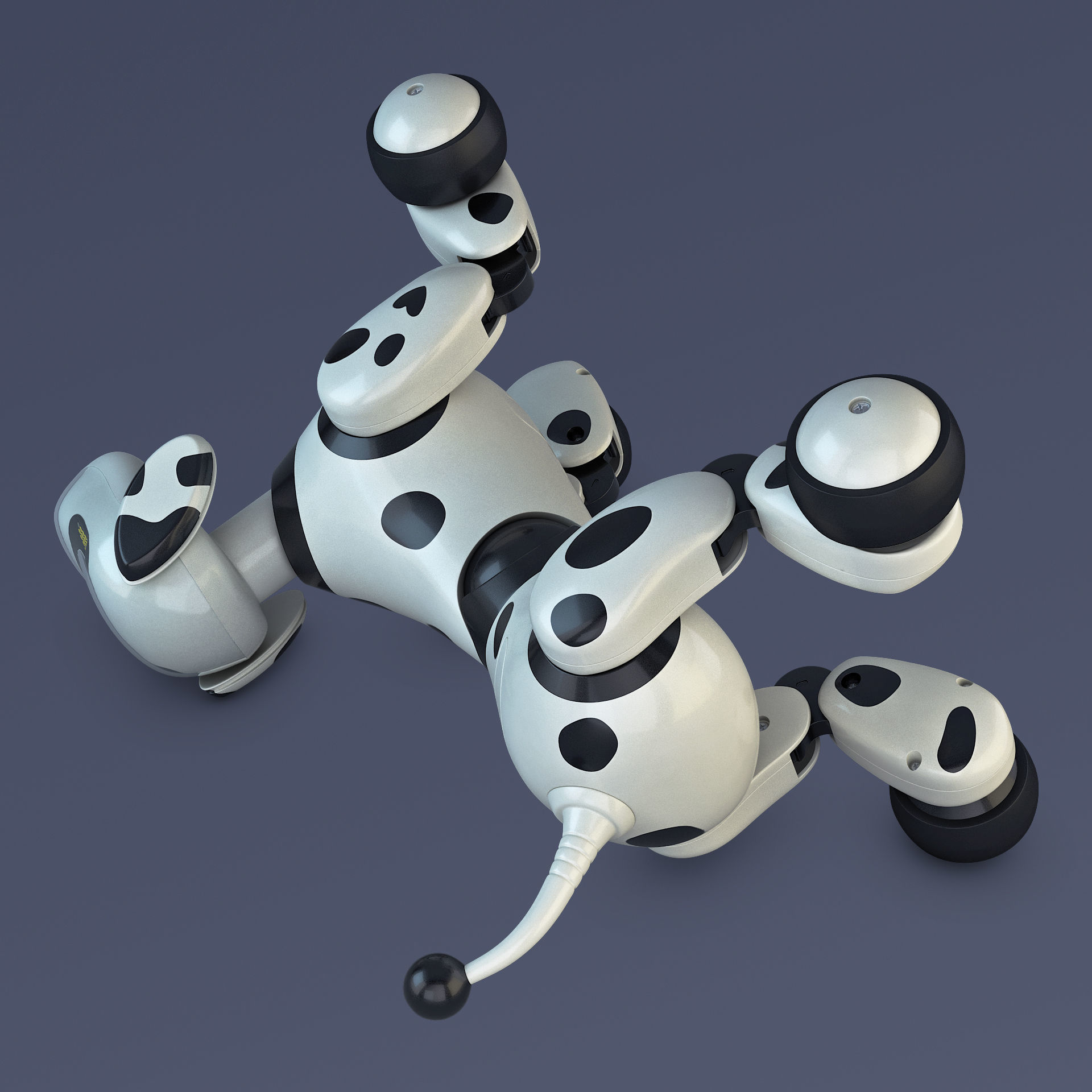 Zoomer Robot Dog Dalmatian 3D model_18