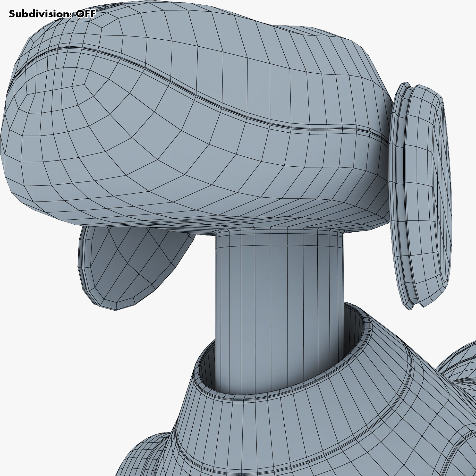 Zoomer Robot Dog Dalmatian 3D model_36