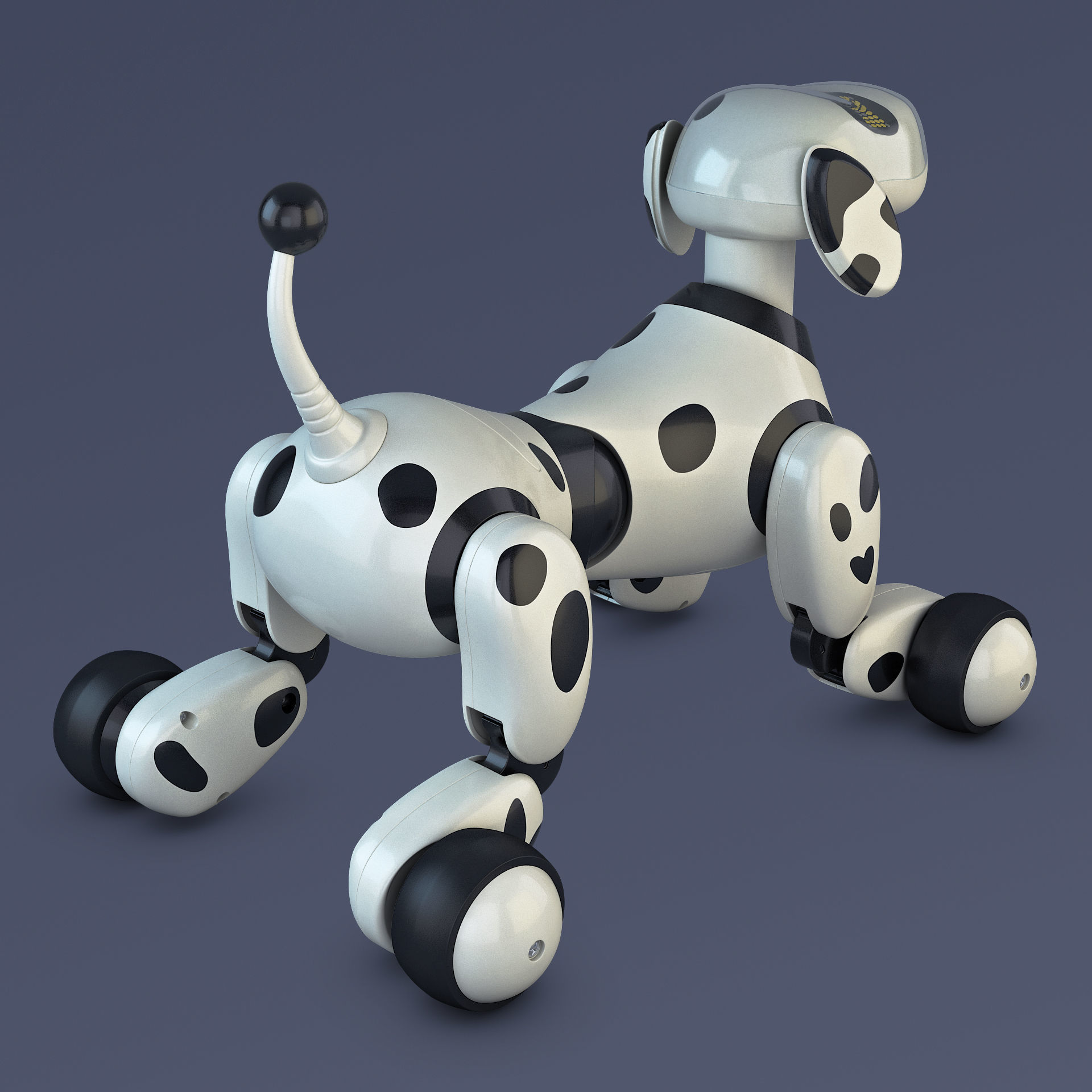 Zoomer Robot Dog Dalmatian 3D model_2