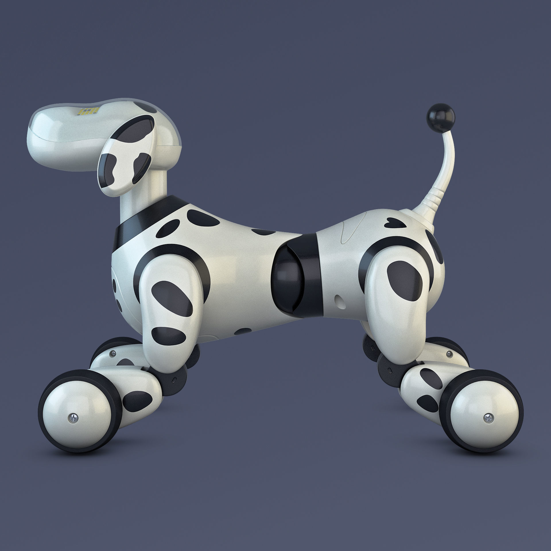 Zoomer Robot Dog Dalmatian 3D model_13