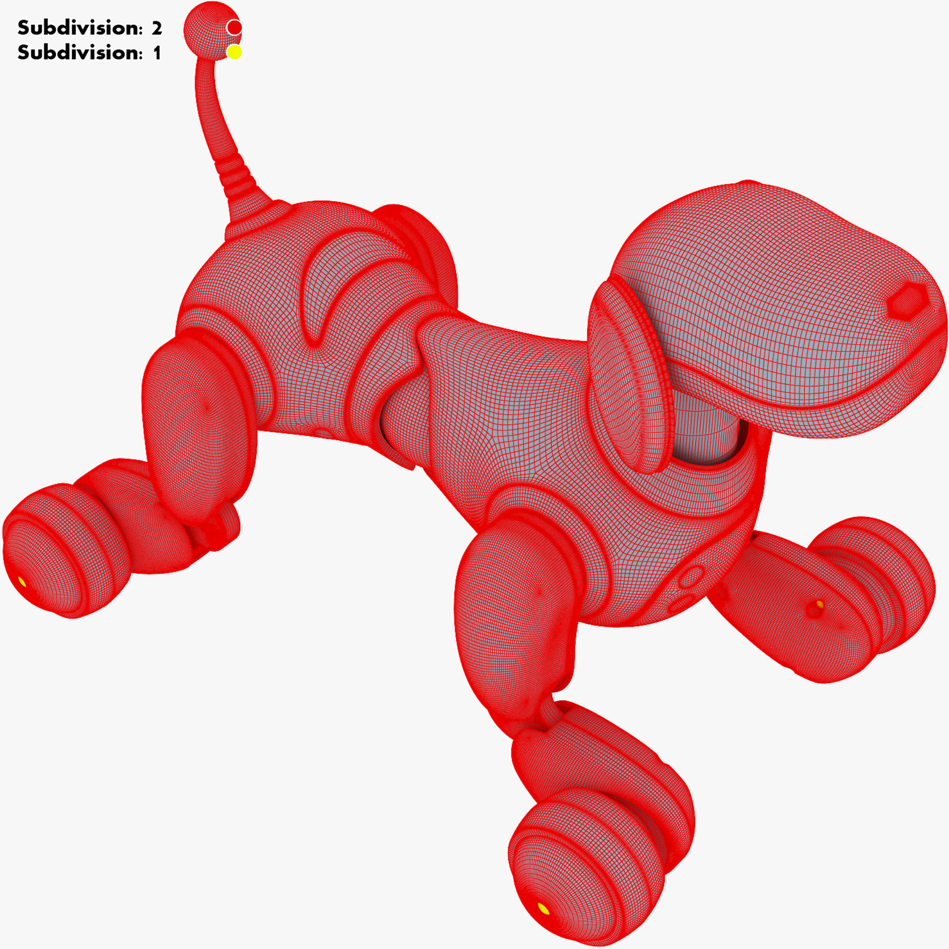 Zoomer Robot Dog Dalmatian 3D model_52