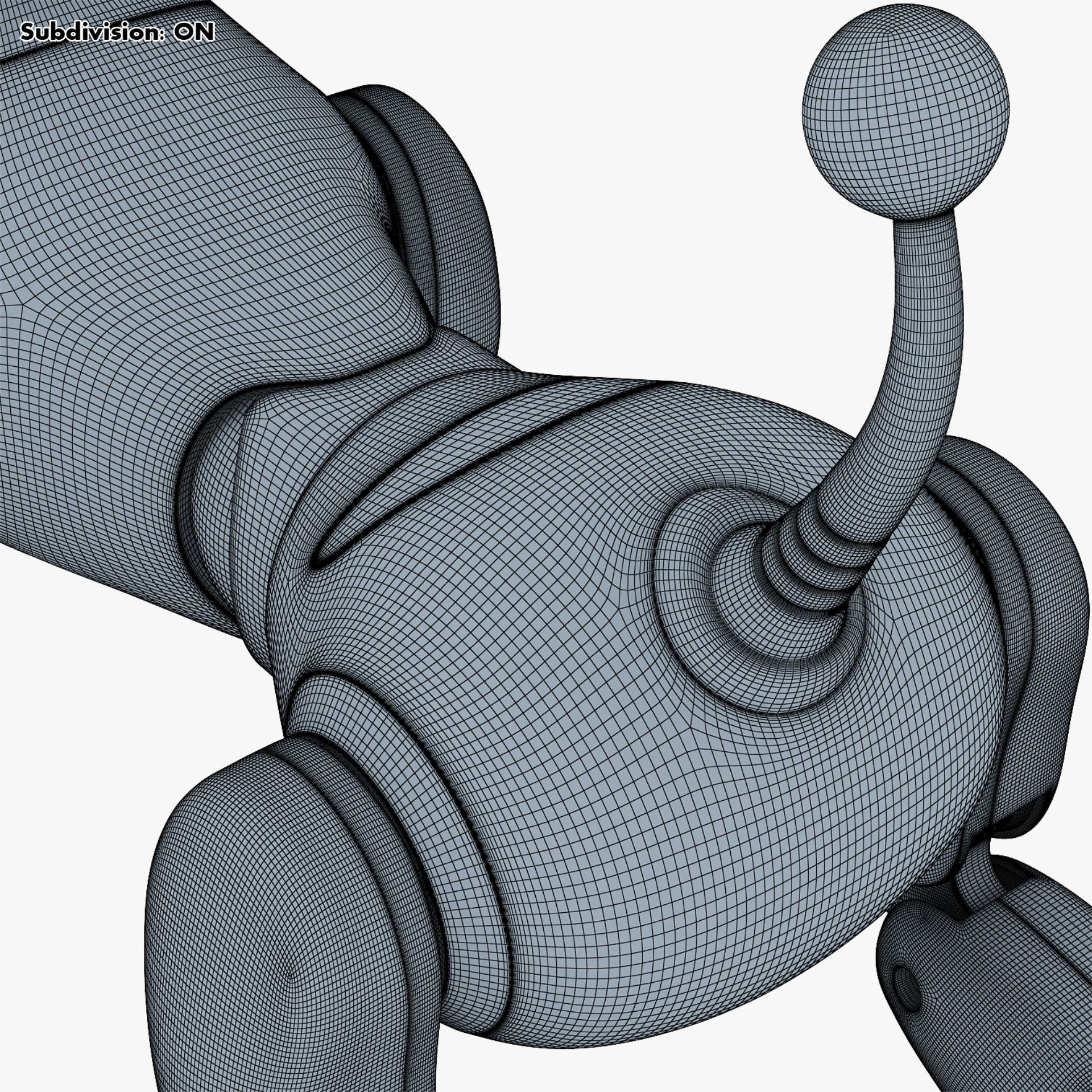 Zoomer Robot Dog Dalmatian 3D model_43