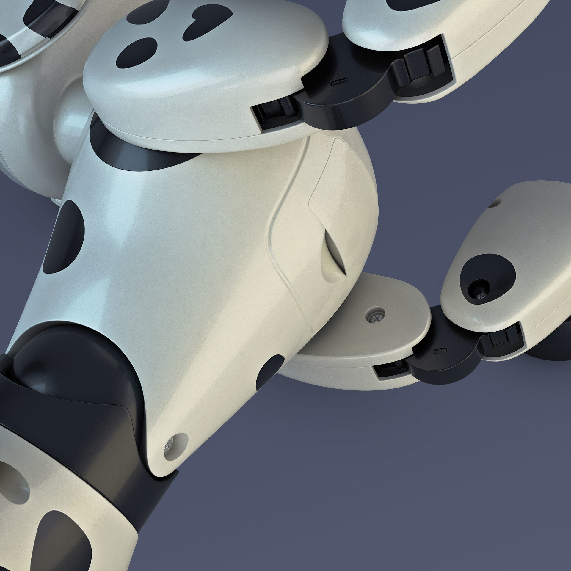 Zoomer Robot Dog Dalmatian 3D model_23