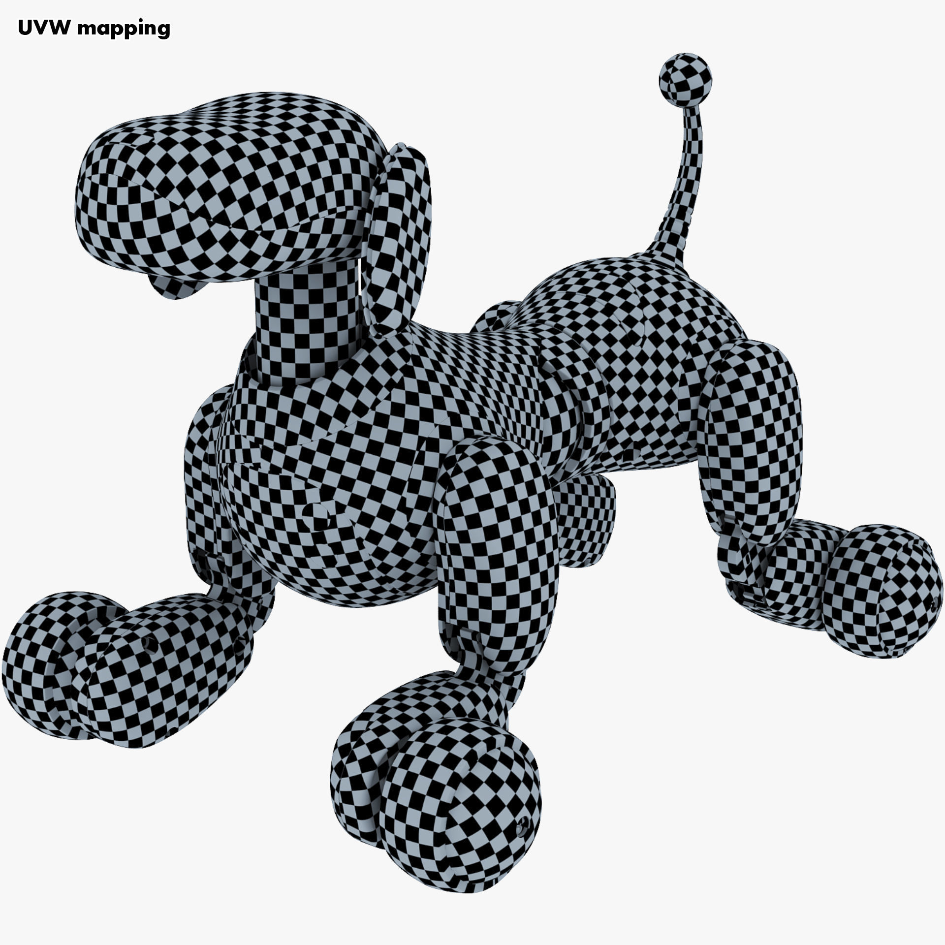 Zoomer Robot Dog Dalmatian 3D model_49