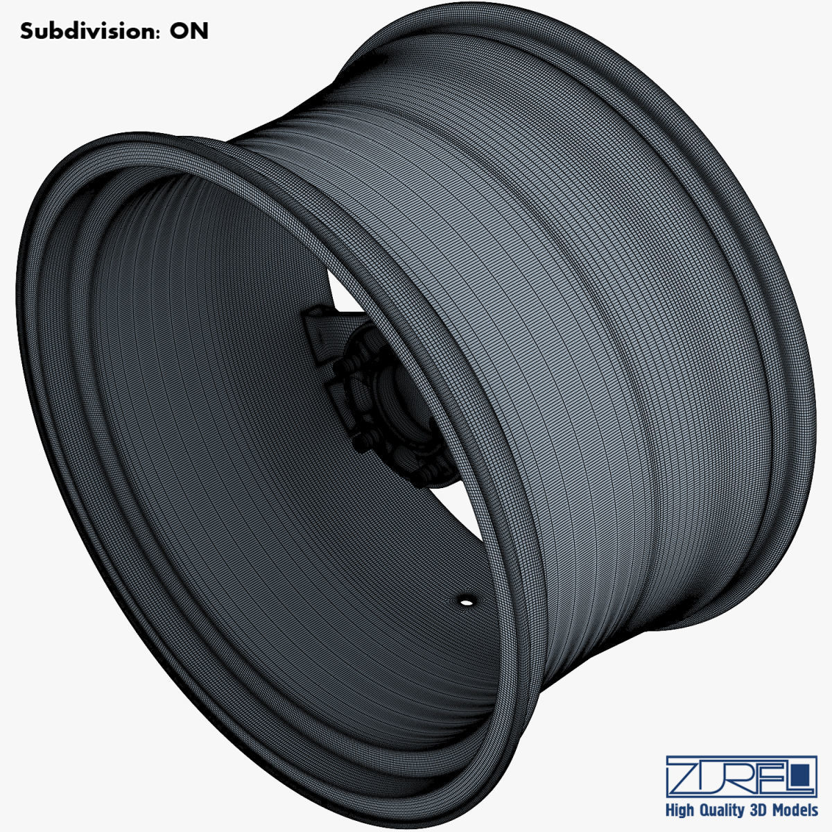 Vossen VPS-317 19 wheel silver 3D model_12