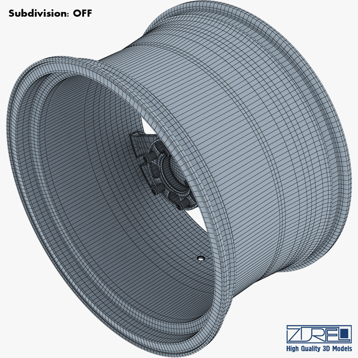 Vossen VPS-317 19 wheel silver 3D model_13