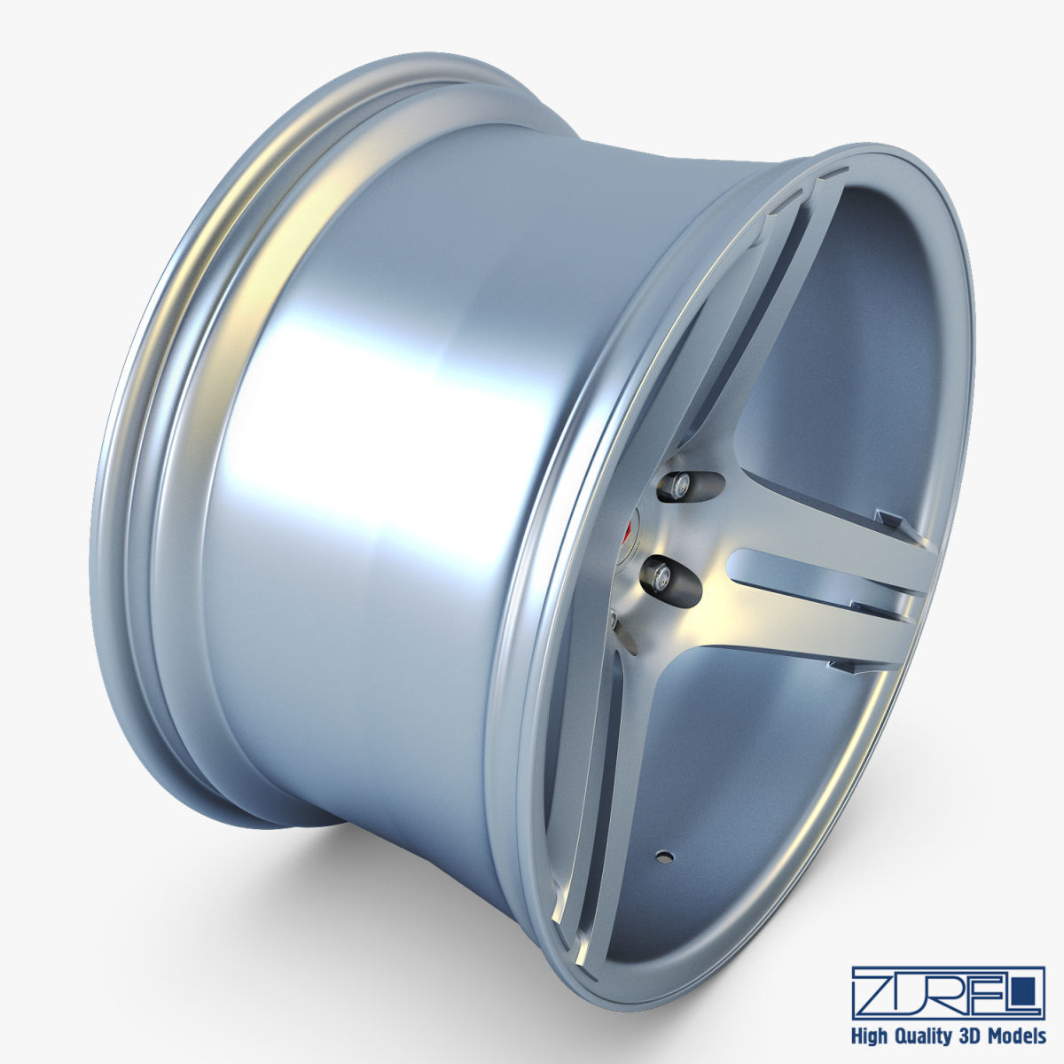 Vossen VPS-317 19 wheel silver 3D model_3