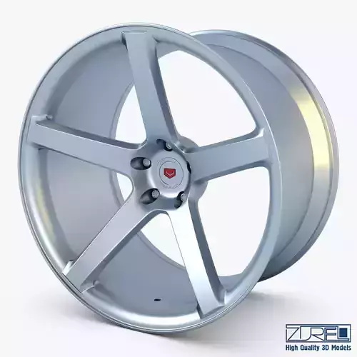 Vossen VPS-303 19 wheel silver 3D model
