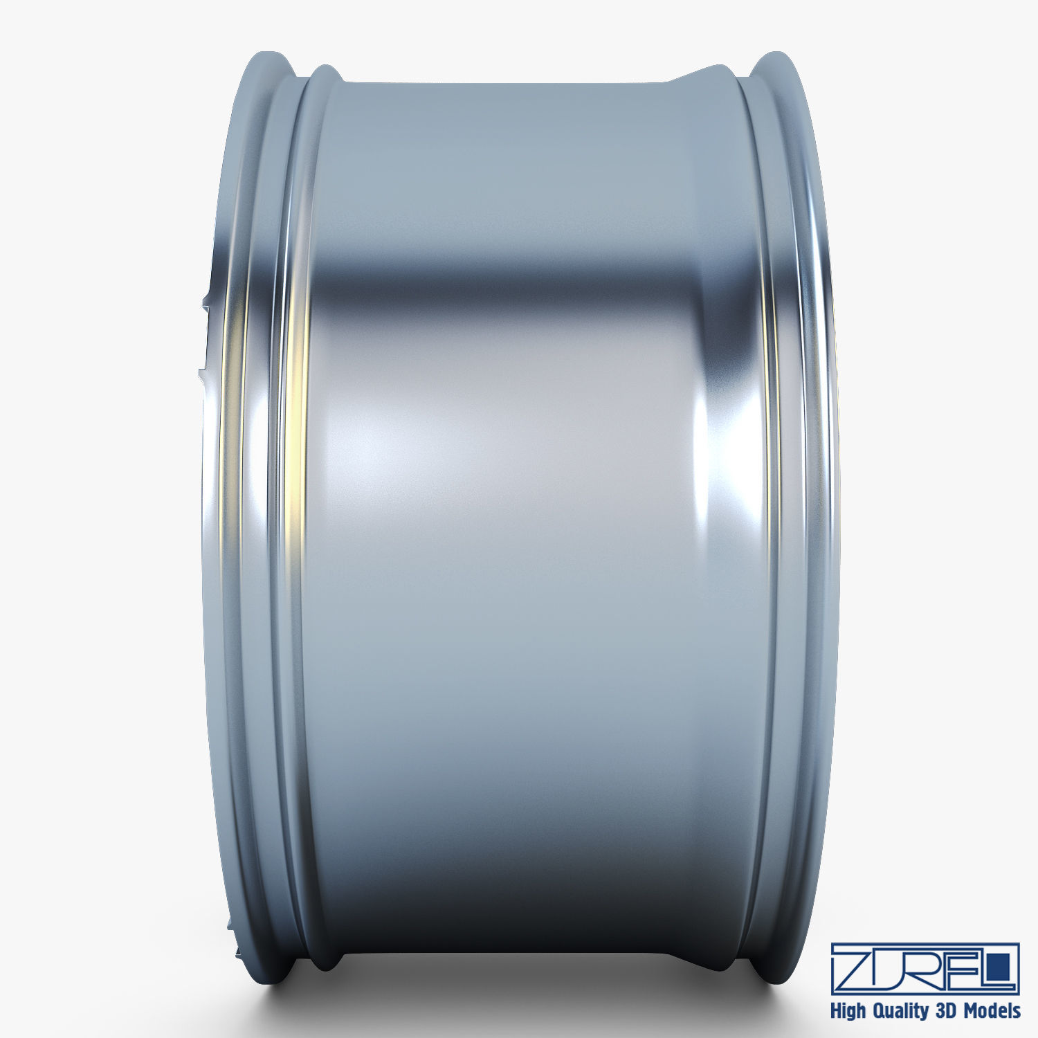 Vossen HC-1 19 wheel silver 3D model_7