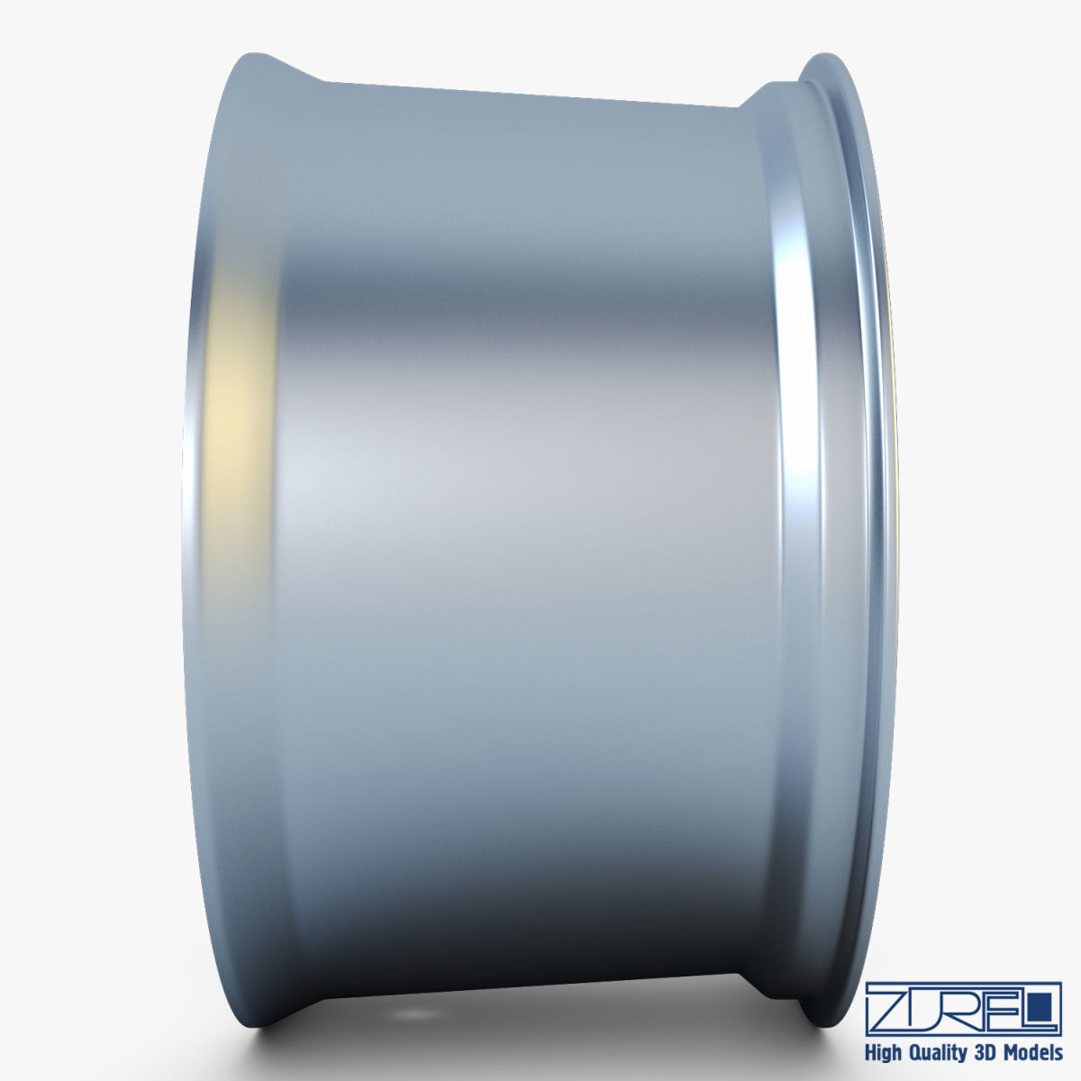 Vossen CG 205 19 wheel silver 3D model_7